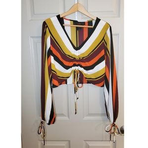 4 for $30 | Polly & Esther Crop Blouse